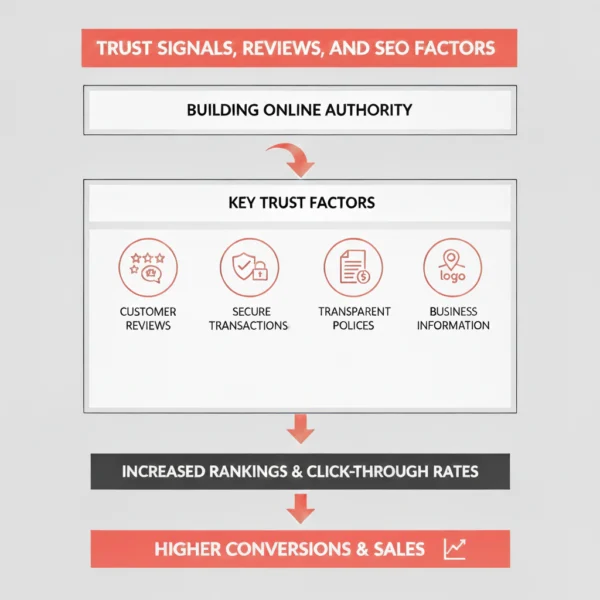 Trust Signals, Reviews, and SEO Factors That Influence Ecommerce Sales