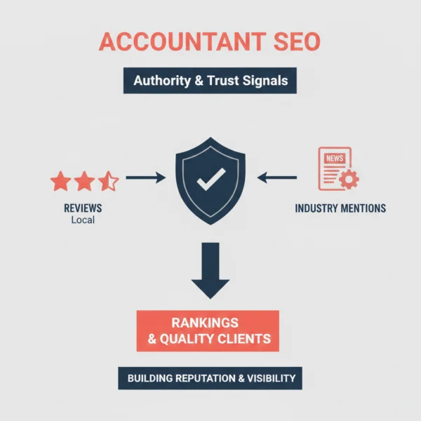 Reviews, Authority, and Trust Signals in Accounting SEO